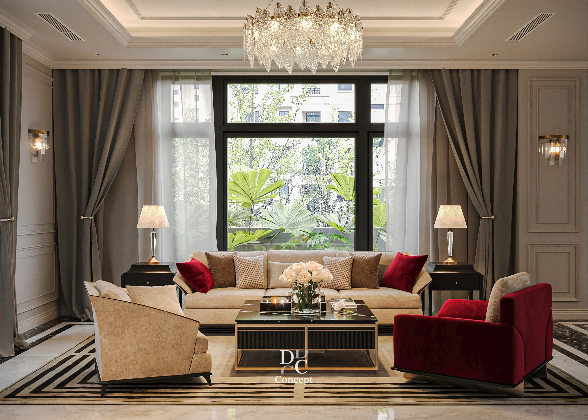 Biệt thự Mrs. Hương – Tân Cổ Điển hiện đại